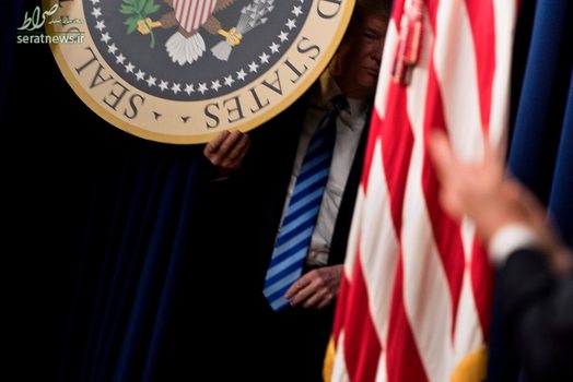 جلسه دونالد ترامپ رییس جمهور آمریکا با مدیران اجرایی در کاخ سفید