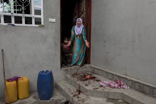 فریاد یک مادر عراقی که فرزندانش در غرب موصل کشته شده اند