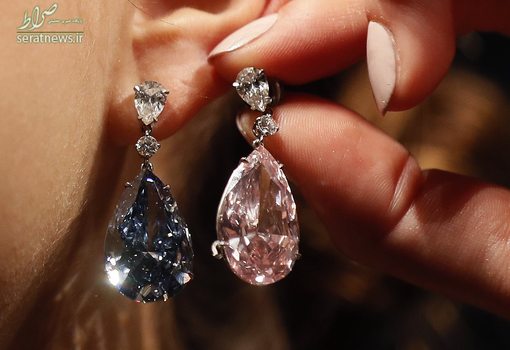 حراج آلماس آبی آپولو و گوشواره الماس آرتمیس در لندن به قیمت 62 و 87 میلیون یورو