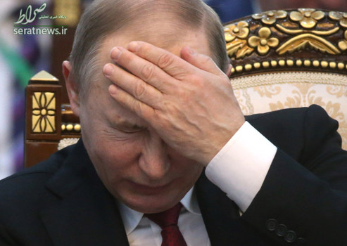 تو سر خود زدن نامعلوم ولادیمیر پوتین رییس جمهور روسیه در جلسه شورای عالی اقتصادی اوراسیا - بیشکک، قرقیزستان