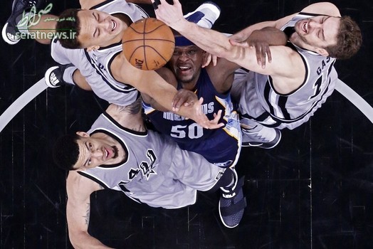 جدال در زیر تور بسکتبال ان بی ای