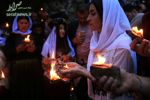 جشن سال نو ایزدی ها در منطقه لاش عراق