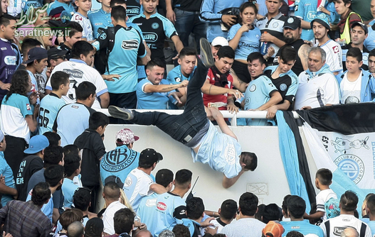 درگیری بین طرفداران دو تیم فوتبال در آرژانتین