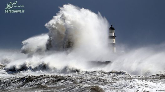 امواج سهمگین در سیهام انگلیس