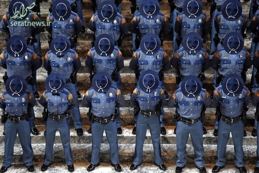 مراسم فارغ التحصیلی گروه جدیدی از افسران آمریکایی در واشنگتن