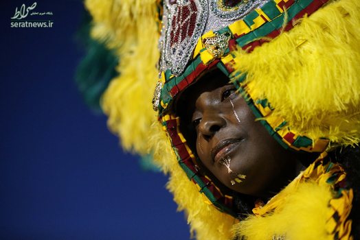 تونیا جانسون از یک قبیله آمریکا در تجمع اعتراضی مقابل وزارت دادگستری این کشور