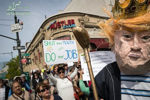 تظاهرات ضد دونالد ترامپ در نیویورک