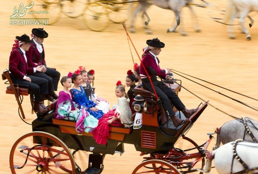 کالسکه سواری در میدان گاوبازی - سویل، اسپانیا