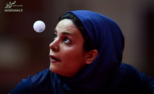 ندا شهسواری پینگ پنگ باز ایرانی در رقابت های همبستگی کشورهای اسلامی باکو