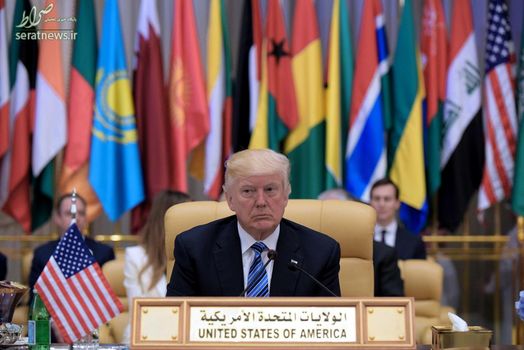 دونالد ترامپ رییس جمهور آمریکا در نشست ریاض