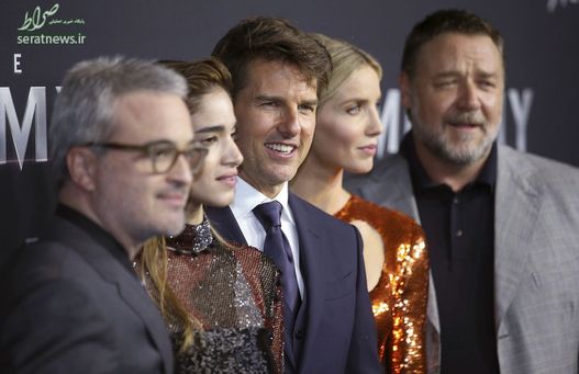 تام کروز، راسل کرو، آنابل والیس، سوفیا بوتلا بازیگران سینمای هالیوود به همراه الکس کورتزمن کارگردان آمریکایی