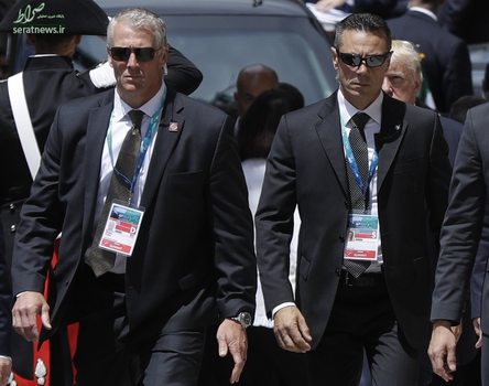 محافظان دونالد ترامپ در اجلاس جی هفت