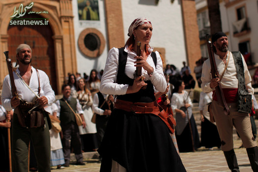 بازسازی یک نبرد تاریخی در منطقه رواندای اسپانیا