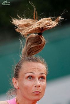 ماگدالنا ریباریکووا تنیسور اسلواک در رقابت های تنس آزاد فرانسه