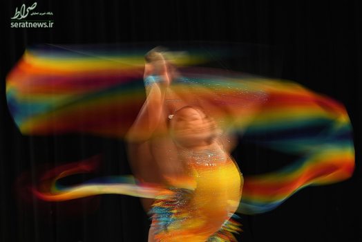 یک زن ورزشکار ولزی در مسابقات قهرمانی ژیمناستیک استرالیا