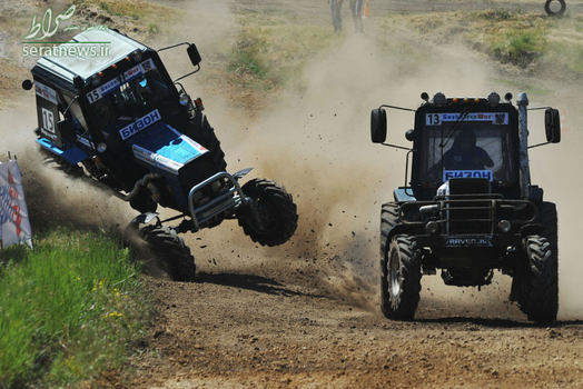 مسابقات تراکتوررانی در روستوف روسیه