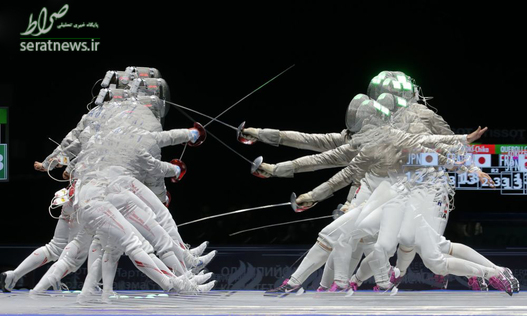 


دو شمشیر باز زن ژاپنی و فرانسه در مسابقات جهانی روسیه

