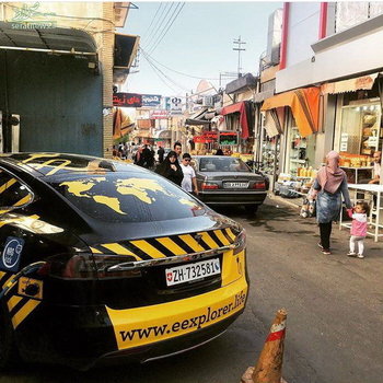 زنجان، خودرو درحال شارژ