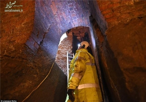  این قسمت از تونل در زیر خیابان ماسون در شهر لیورپول قرار دارد و در هفته‌ای که گذشت، کشف شده است.