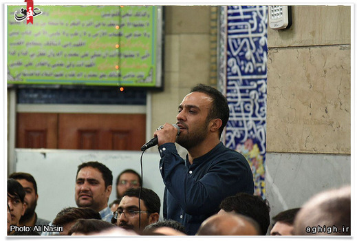 مداحی حاج محمد صمیمی در مراسم تشییع پیکر کربلایی عباس شاهی 