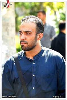 حاج محمد صمیمی در مراسم تشییع پیکر کربلایی عباس شاهی 