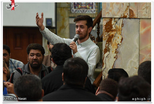 مداحی کربلایی حسن حسینخانی در مراسم تشییع پیکر کربلایی عباس شاهی 