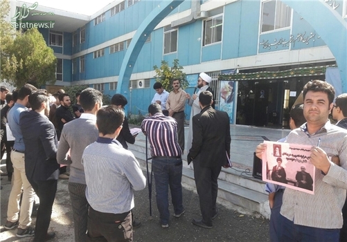  تجمع اعتراض آمیز دانشجومعلمان انقلابی پردیس ‌شهید مدرس سنندج