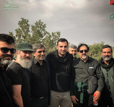 حبیب احمدزاده، بهرام عظیمی، عمار تفتی، حسام‌الدین سراج زائران اربعین 96