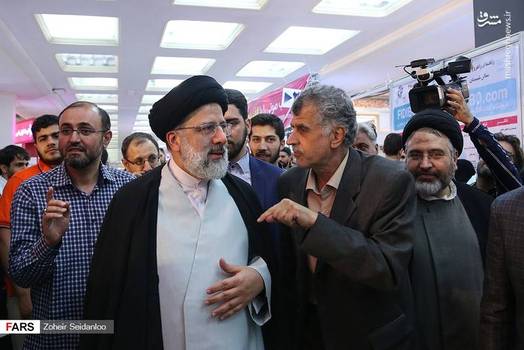 حضور رئیسی در نمایشگاه کتاب