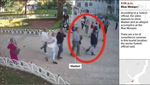 «مصطفی المدنی» در اطراف مسجد سلطان احمد