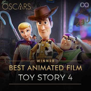 بهترین انیمیشن بلند 	داستان اسباب بازی ۴