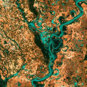 رودخانه می‌سی‌سی‌پی، بزرگترین رودخانه در آمریکای شمالی