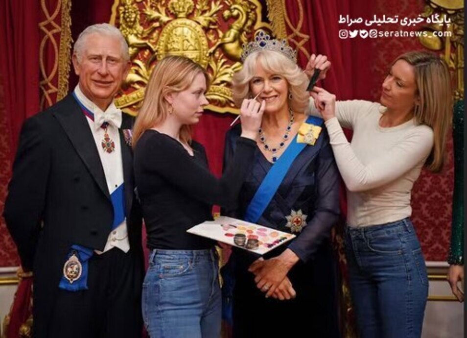 افزودن مجسمه های مومی پادشاه و ملکه جدید انگلیس در موزه مادام توسو در لندن