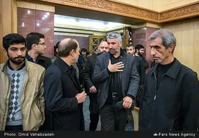 تصاویر/مراسم ختم والده زاهدی با حضور مسئولان