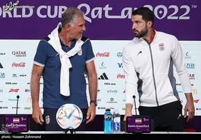 فیلم / حلقه اتحاد بازیکنان ایران پیش از ورود به زمین