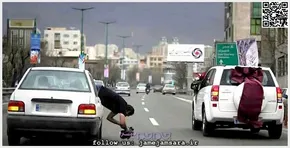 عکس/ ماشین عروسی جالب در تهران