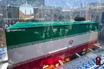 حضور عمار حکیم در مراسم تشییع امام شهید در نجف + عکس