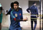 حرکت خنده‌دار وحید شمسایی با یک داور