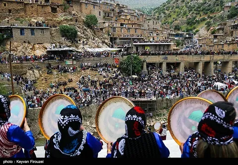 گزارش تصویری | نوای هزار دف در پالنگان