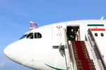 استقبال رسمی رئیس جمهور اندونزی از رئیسی در کاخ مِردکا