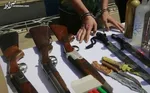 کشف ۸۵ قبضه اسلحه جنگی غیرمجاز در کرمانشاه