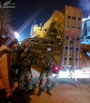 عکس/ برادر دوقلوی آتش‌نشان شهید