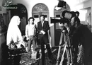 عکس/ عکسی دیده نشده از علی حاتمی در پشت صحنه یک فیلم