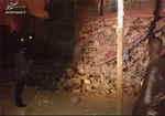 ریزش یک ساختمان در محله مهراباد جنوبی تهران