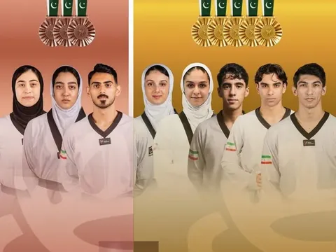 پنج طلای درخشان ایران در پاکستان| تکواندوکاران ایرانی حریفان را به زانو درآوردند