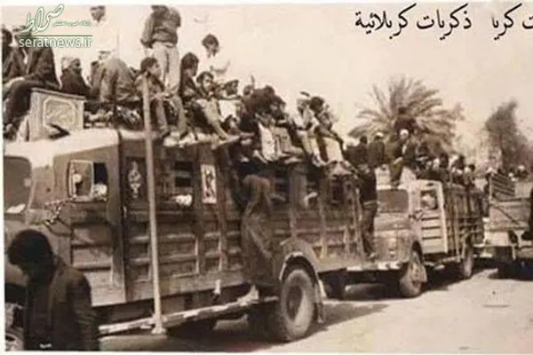 حرکت ماشین‌ها به سمت کربلا در دهه 70 میلادی