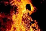 مردی که پس از شنیدن جواب منفی خودش را آتش زد