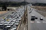 ترافیک نیمه‌سنگین در جاده چالوس