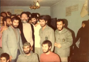عکس/شهید بهشتی بر درگاه غارحرا