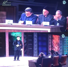 عکس/ پدر شهید هسته‌ای در تشییع شهید حججی